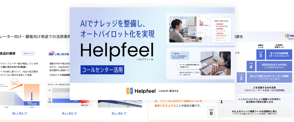 コールセンターのオートパイロット化の資料