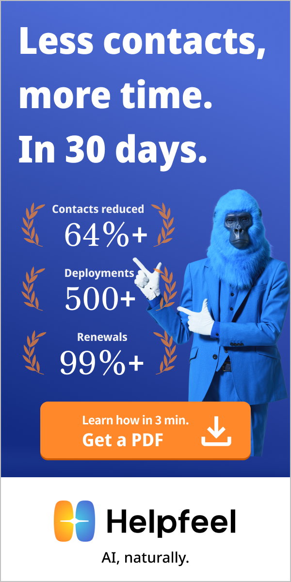 Learn more about Helpfeel in 3 minutes with a PDF.