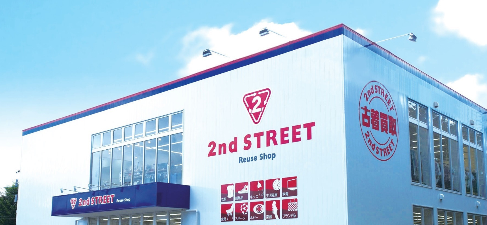 壁に2nd STREETと書かれている建物の写真