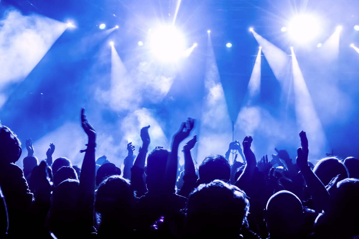 音楽ライブの会場