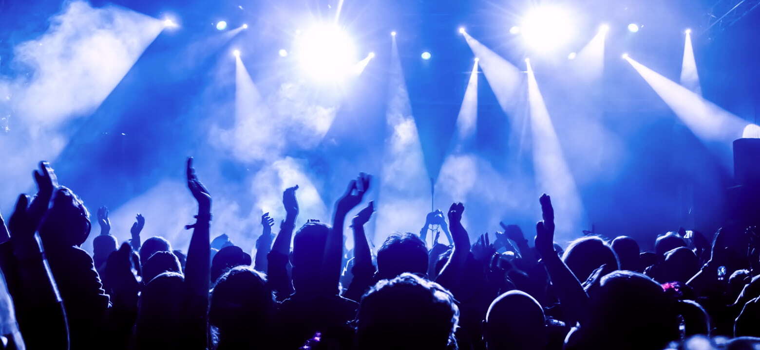 音楽ライブの会場