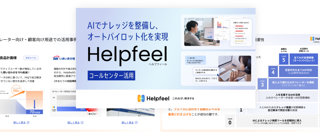 コールセンターのオートパイロット化の資料