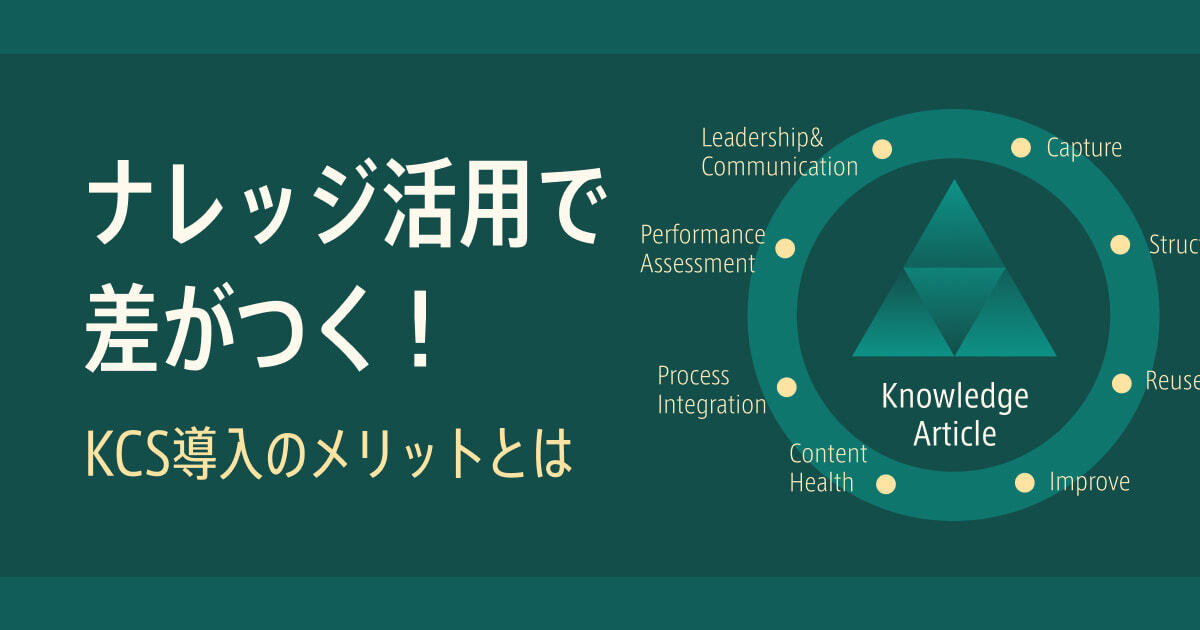KCS（ナレッジセンターサービス）運用がコールセンターにもたらす効果とは